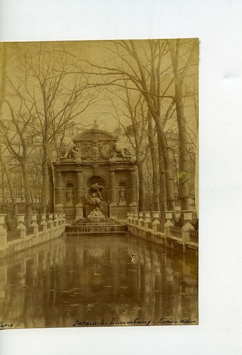 France Paris Jardin du Luxembourg Gardens Médicis Fountain Old Photo 1890 - Picture 3 of 3