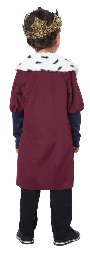 Disfraz de pequeño rey real renacentista para niño pequeño Foto 3 de 3