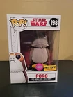 Funko Pop Star Wars The Last Jedi #198 Flocked Porg Hot Topic Exclusive