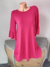 GAP PINK T Shirt Dress BELL SLEEVE Shift WOMENS M Jersey Medium