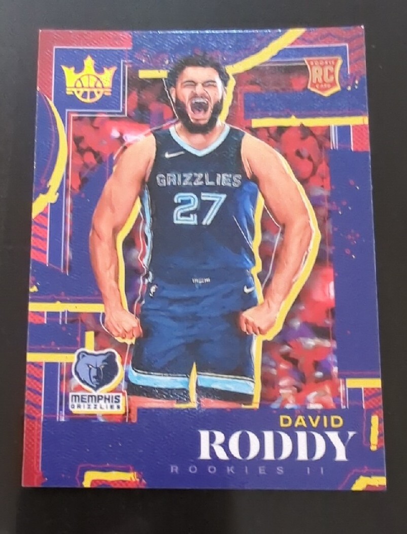 🏀2022-23 David Roddy RC Rookies Level II Court Kings Memphis Grizzlies 131