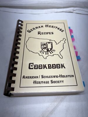 Vintage Cookbook Spiral Recipes German Heritage Authentic Foods Strudel Meats