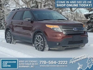 2015 Ford Explorer XLT $189B/W /w 4WD, Seats 7, FLEX Fuel. DRIVE HOME TODAY!