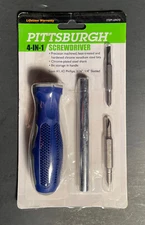 4-in-1 Screwdriver (PITTSBURGH) - New, Sealed!