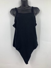 BP Women's Picot Trim Rib Snap Thong Bodysuit BP448237MI Size L NWT