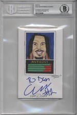 COLE ANTHONY NBA JAM ORLANDO MAGIC SIGNED ORIGINAL ART SKETCH 1/1 BAS
