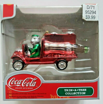 Vtg Coca-Cola Christmas Ornament Trim A Tree Collection Soda Truck Cavanagh U72
