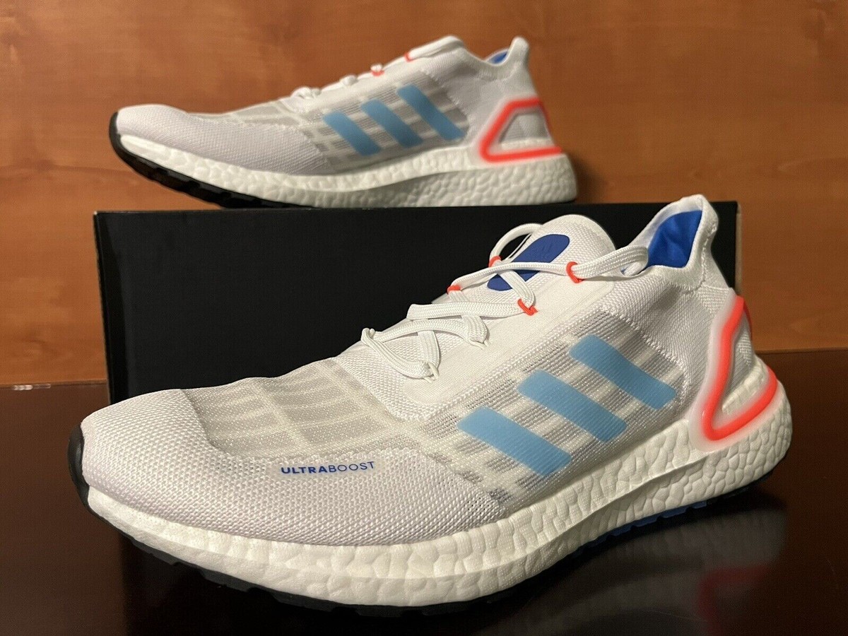 Adidas Ultraboost Summer.RDY Running Shoes FY3470 White Blue Pink Men\'s Size 8 Adidas Ultraboost Summer.Rdy FY3470 White USA Athletic  main image 3