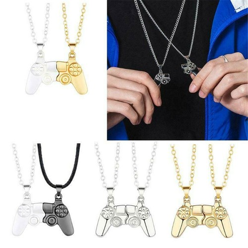Personality Magnetic Game Console Handle Pendant Valentine's Day Necklace Gift - Picture 5 of 14