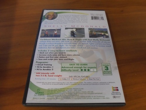 Caribbean Workout - Abs, Buns & Thighs (DVD, 2006) - Picture 2 of 2