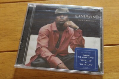 GINUWINE - BACK II DA BASICS CD [NEW SEALED] HYPE STICKER