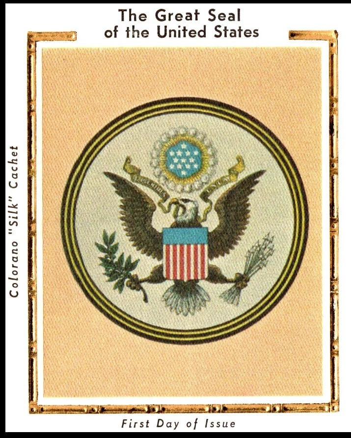 U602 The Great Seal of US FDC, Colorano "Silk" Cachet, EC, OF, UA - Image 2 of 3