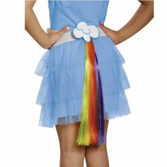 Rainbow Dash My Little Pony Accesorio Cola Adulto Halloween Vestir MLP Broney! Foto 2 de 4