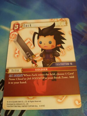 Final Fantasy TCG Opus IV Zack EX 4-013C | eBay