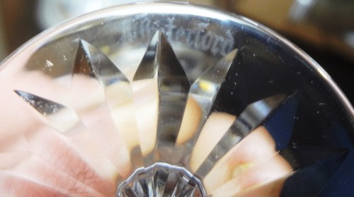 Signed WATERFORD crystal LISMORE pattern 5 1/8" SHERRY glass GOBLET - (1 of 7) - Picture 5 of 6