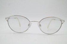 Vintage Glasses DANIEL SWAROVSKI S001 Gold Plated Silver Oval Frame