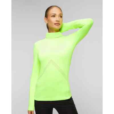 NWT Bogner Fire + Ice Regan Turtleneck Long Sleeve Ski Base Layer Top, Lime, XXL
