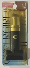 Covergirl Continuous Color Lipstick Cream French Toast #715 .13 oz Discontinued