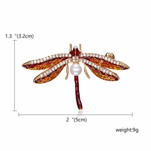 Wholesale Wedding Bridal Crystal Pearl Animal Insect Brooch Pin Jewellery Party - Picture 27 of 138