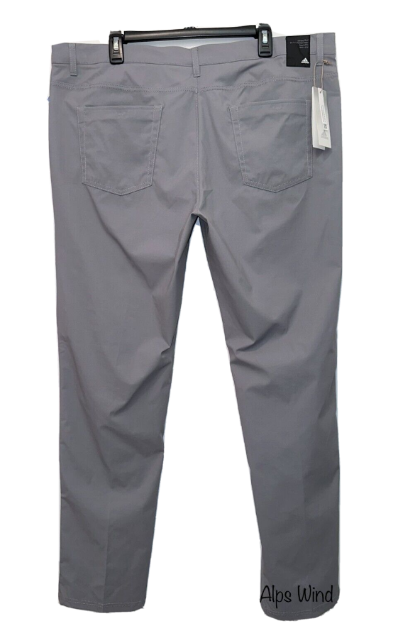 Adidas GoTo Five Pocket Primegreen Grey Men's Tapered Golf Pants SZ.40x34 eBay