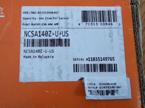 JBL Power Amplifier CSA140Z Commercial Retail Audio Series 40 Watt | Brand NEW - Picture 3 of 5