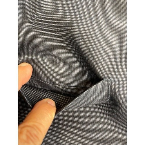 Oakhill Blazer Men 54R Navy Perfect Fit Polyester Blend Check Micro - Picture 23 of 24