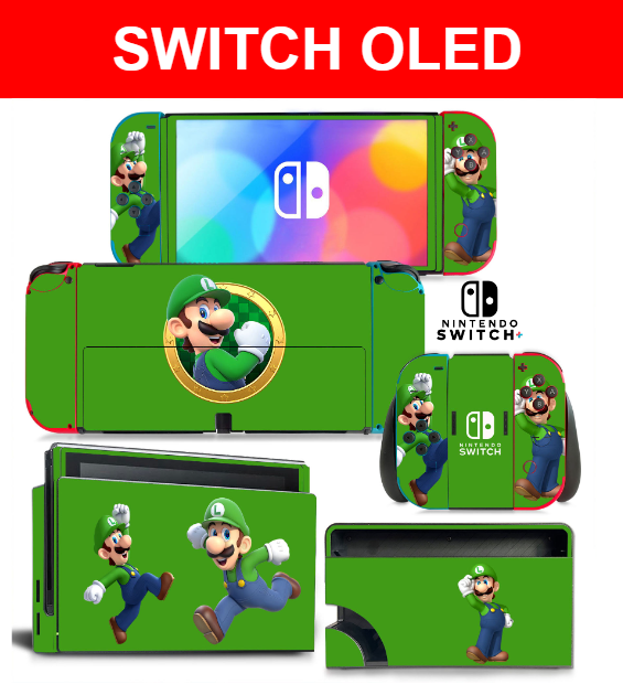 Switch Oled Decal Sticker Skin Wrap Vinyl + Controller