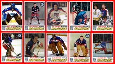 NEW YORK RANGERS 36 Diff Hand Made Hockey Art Photo Cards 2.5