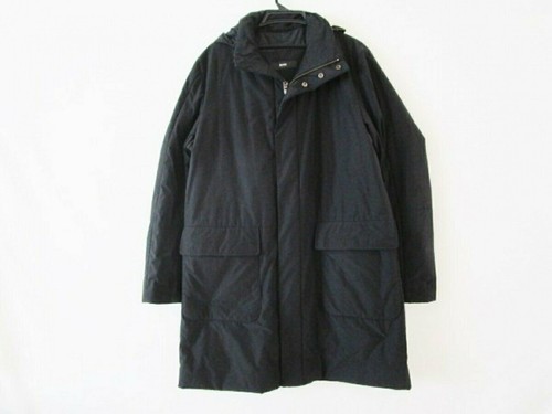 Hugo Boss Coat Size 50 Mens Black Winter Used