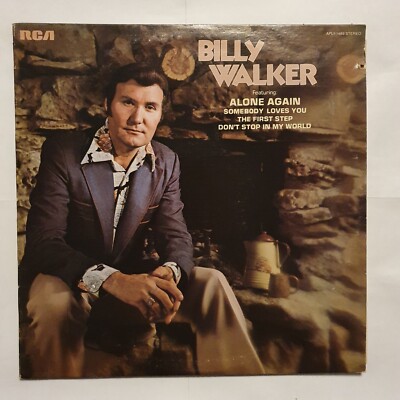 Schallplatte LP Vinyl 12'' Billy Walker   Alone Again