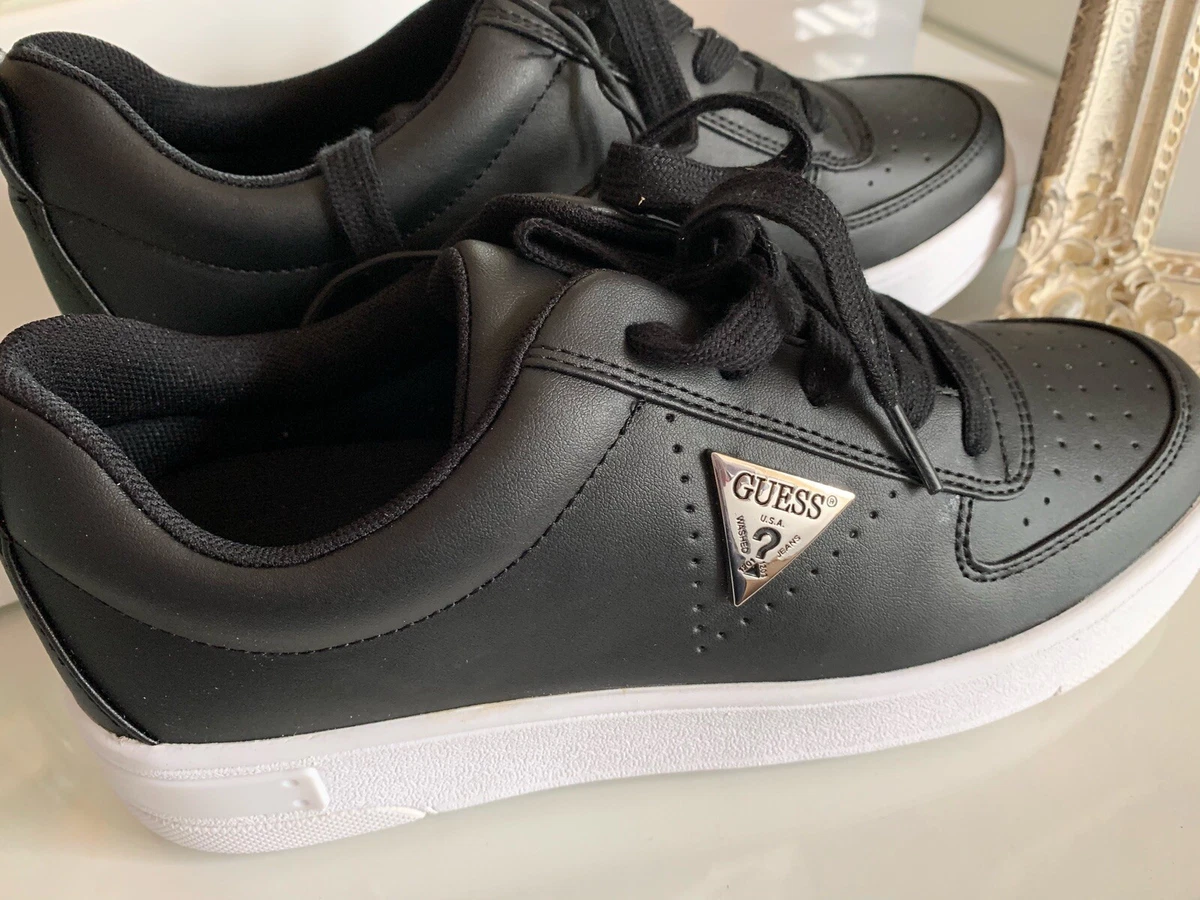 GENUINE GUESS trainers FOR women Black Brand New SIZE UK6 EU39