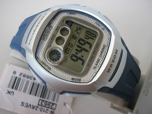 NEW NOS CASIO LCD WATCH W-210, W-210-2AVES, MODULE 2963. | eBay