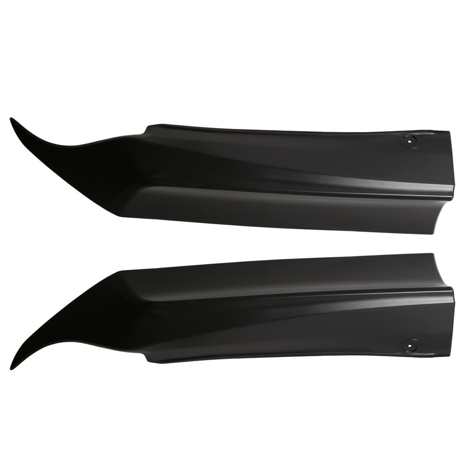 4-Piece Front & Rear Lip Side Apron Kit For 2016-2017 Honda Accord Sedan - HFP Style Underbody Spoilers, Black