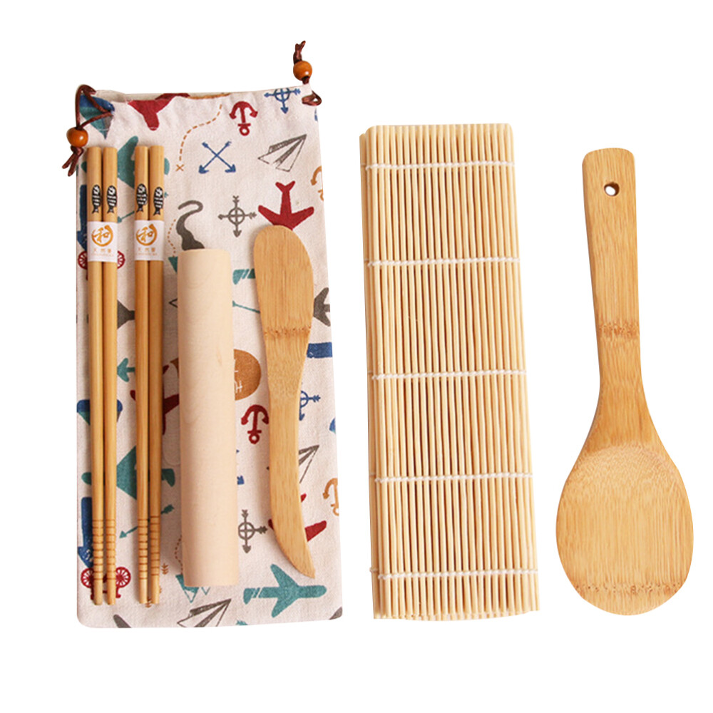 Sushi Maker Selber Machen Sushi-Reislöffel Sushi-Set Mit Bambusstäbchen