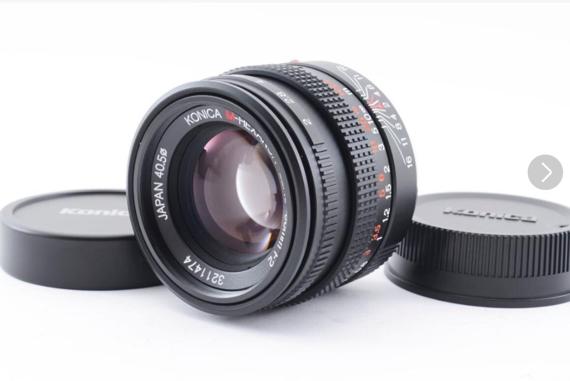 KONICA コニカ M-HEXANON 50mm F2 Konica M-Hexanon Lens 50Mm F2 | eBay