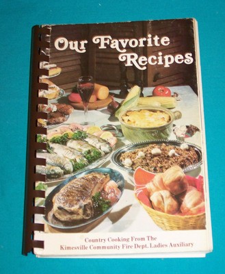 Kimesville Community Fire Department Cookbook 1983 Liberty NC North Carolina