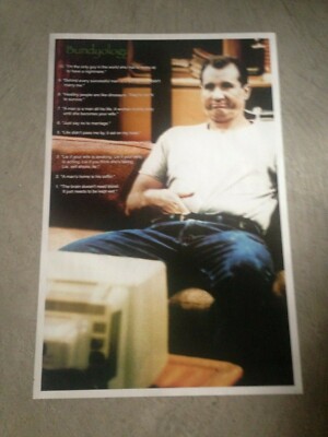 Al Bundy- ''Bundyology'' 24'' x 36'' poster - man space/cave decor