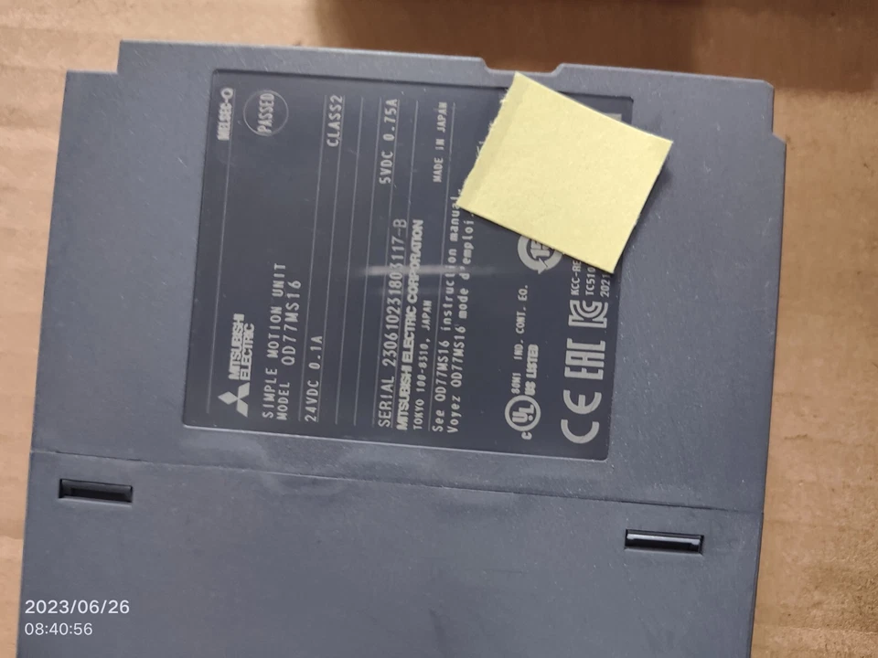 Controlador de movimiento Mitsubishi PLC 16 ejes QD77MS16 fabricado en 2021 Foto 3 de 4