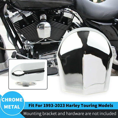 US Metal Chrome Horn Cover Fit For Harley Touring Road Street