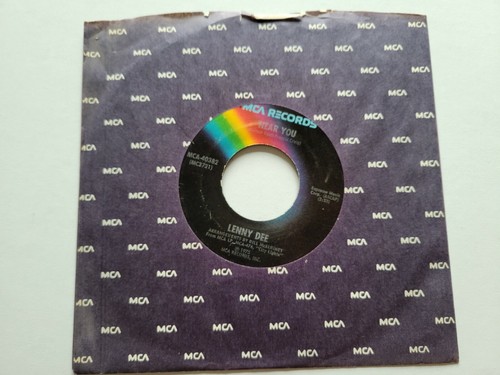 LENNY DEE - Near You / Only You (And You Alone) 1975 JAZZ POP 7" - Picture 2 of 2