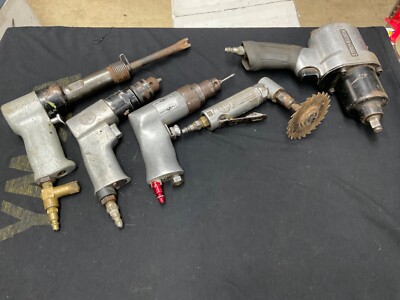 Vintage assorted brands Air Tools Impact Heavy Duty Lot of 5 PARTS ONLY