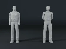 BattleStar Galactica 2004 - Adama Apollo Starbuck Set - 1:24 scale - 3D Printed