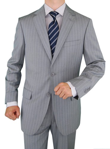 DTI GV Ejecutivo Italiano Para Hombre Traje de Lana de 2 Piezas Chaqueta Pantalones - Imagen 7 de 7