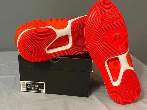 NUEVOS Nike KD14 TB PROMO Kevin Durant Zapatos de Baloncesto DM5040 Equipo Naranja Hombres 15 - Imagen 7 de 13