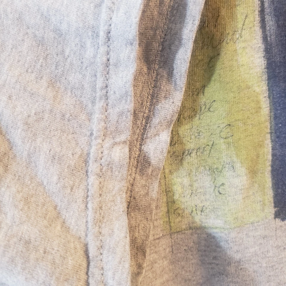 Camiseta Nike Gris Desafío Cancha de Tenis Años 90 De Colección ~ EE. UU. ~ Mediana/Grande Foto 3 de 4