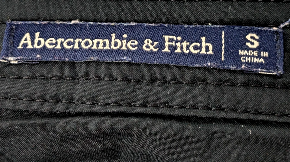 Abercrombie & Fitch Mini Skirt   S  Black Button Down Faux Suede 90's - Image 2 of 4
