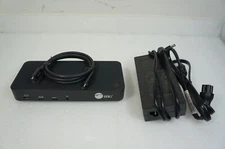 SIIG JU-DK0P11-S1 Triple Hybrid 4K Video DisplayLink Docking Station PD Charging