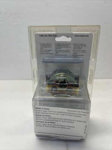 SUNPRO STYLE LINE CP8205 VOLTMETER GAUGE 2" WHITE NEW SEALED - Foto 2 di 5