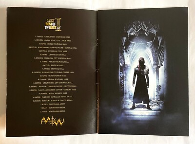 GACKT BEST OF THE BEST Vol.1 JAPAN TOUR 2013 CONCERT PROGRAM BOOK