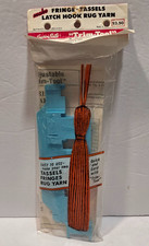 Susan Bates Trim Tool Fringe Tassels Rug Yarn Latch Hook NIP Vtg Sewing Gadget